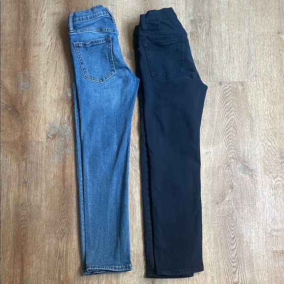 Set of 2 Old Navy Black & Blue Denim Skinny Kids’ Jeans | Size 8 - Picture 11 of 11